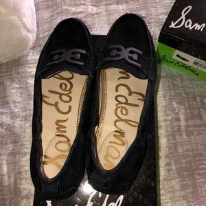 Sam Edelman “Farrell” black suede sz 8